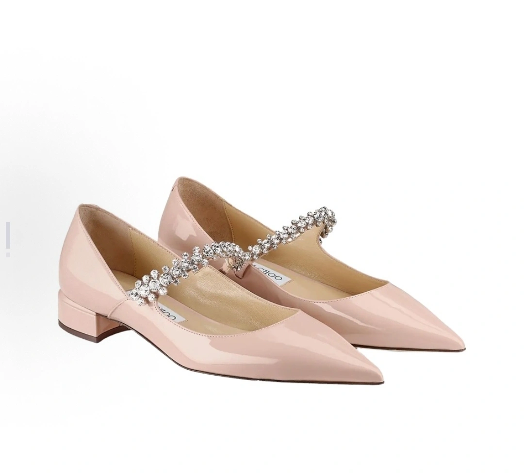 COCO-- Ji77y 3ho5 BINGPUMPFLAT-PAT-MACARON Heel height：4.5CM cowhide sheepskin item:E-X158D4070